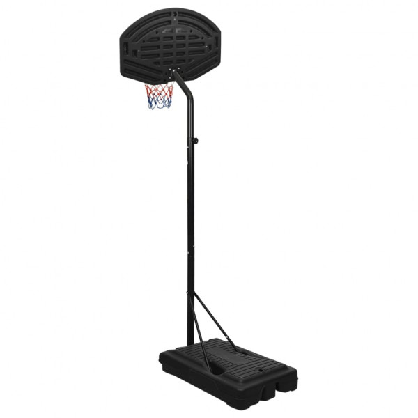 Tabela de basquetebol 237-307 cm polietileno preto M 4
