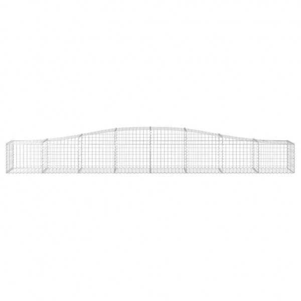 Cestos gabião arqueados 25pcs 400x50x40/60 cm ferro galvanizado M 4