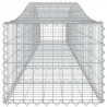 Cestos gabião arqueados 25pcs 400x50x40/60 cm ferro galvanizado 5