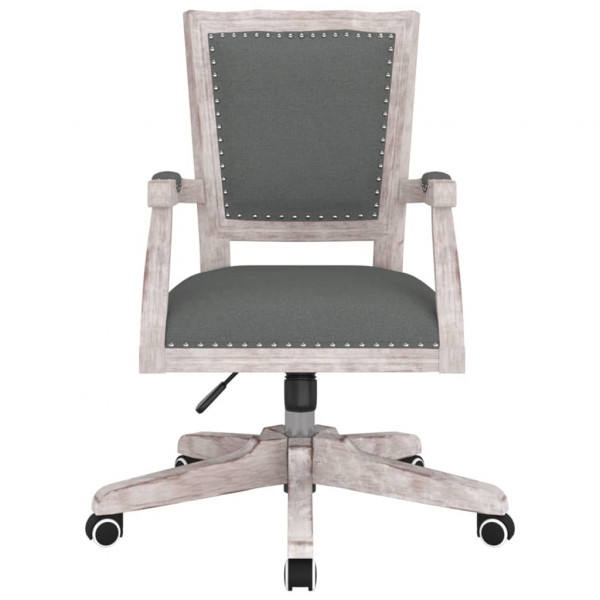 Silla de oficina giratoria tela gris oscuro M 3