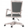 Silla de oficina giratoria tela gris oscuro 5