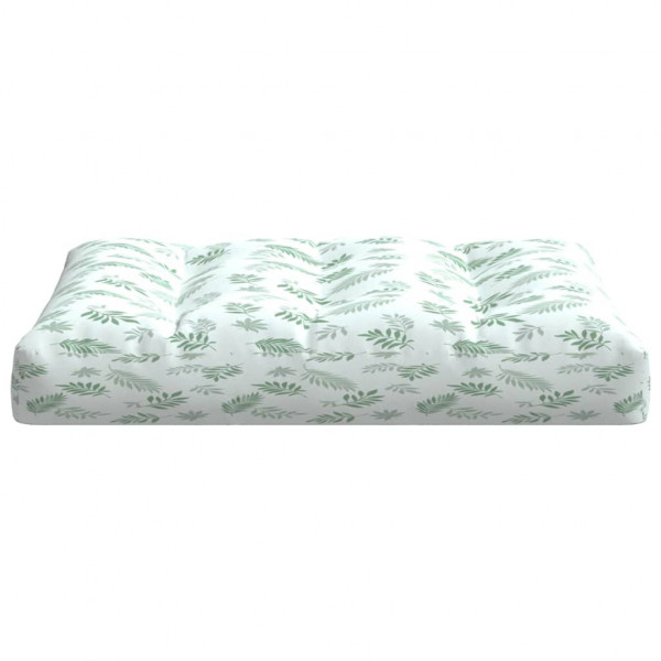 Cojines para palets 2 unidades tela estampado de hojas M 5