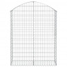 Cesto gabião arqueado 100x30x120/140 cm ferro galvanizado 3
