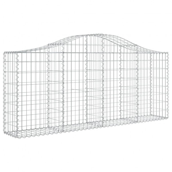 Cestos gabião arqueados 20pcs 200x30x80/100cm ferro galvanizado M 3