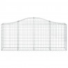 Cestos gabião arqueados 20pcs 200x30x80/100cm ferro galvanizado 4