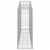 Cestos gabião arqueados 20pcs 200x30x80/100cm ferro galvanizado 5