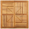 Mesa de jardim 110x110x75 cm madeira de acácia maciça 4