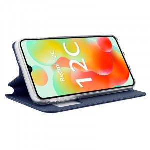 Funda COOL Flip Cover para Xiaomi Redmi 12C Liso Azul H