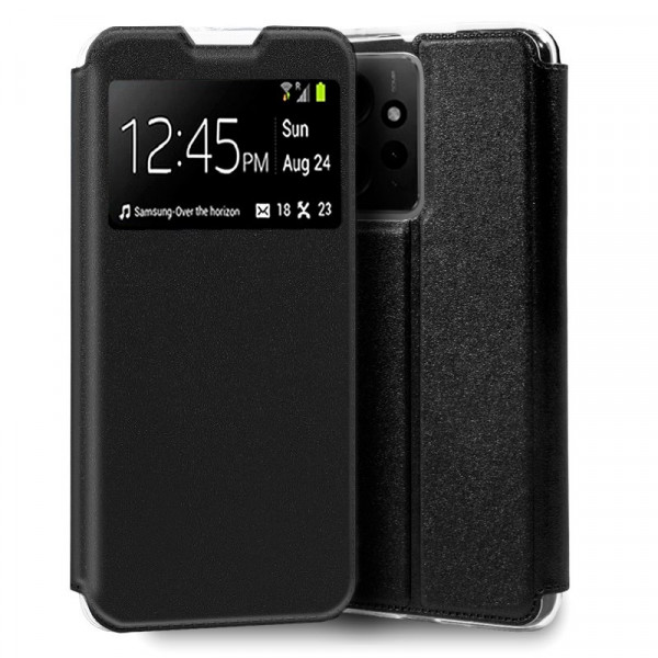 Funda COOL Flip Cover para Xiaomi Redmi Note 12 Liso Negro D