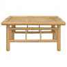 Mesa de jardim 65x55x30 cm bambu 4
