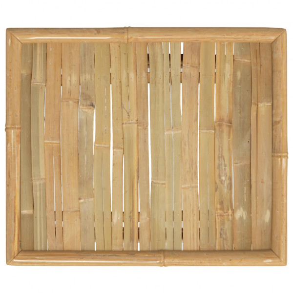 Mesa de jardim 65x55x30 cm bambu M 5