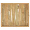 Mesa de jardim 65x55x30 cm bambu 5