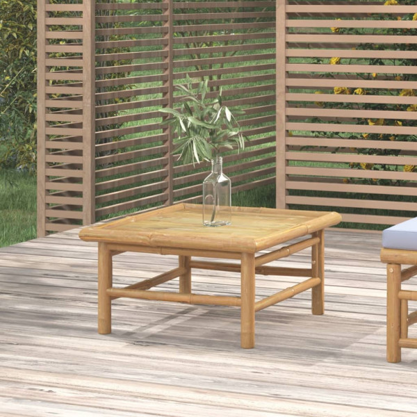 Mesa de jardim 65x55x30 cm bambu M 4