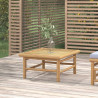 Mesa de jardim 65x55x30 cm bambu 4
