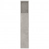 Mueble cabecero gris hormigón 180x18.5x104.5 cm 5