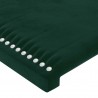 Cabecero de terciopelo verde oscuro 83x23x78/88 cm 5