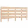 Cabecero de cama madera maciza de pino 180x3x80 cm 2