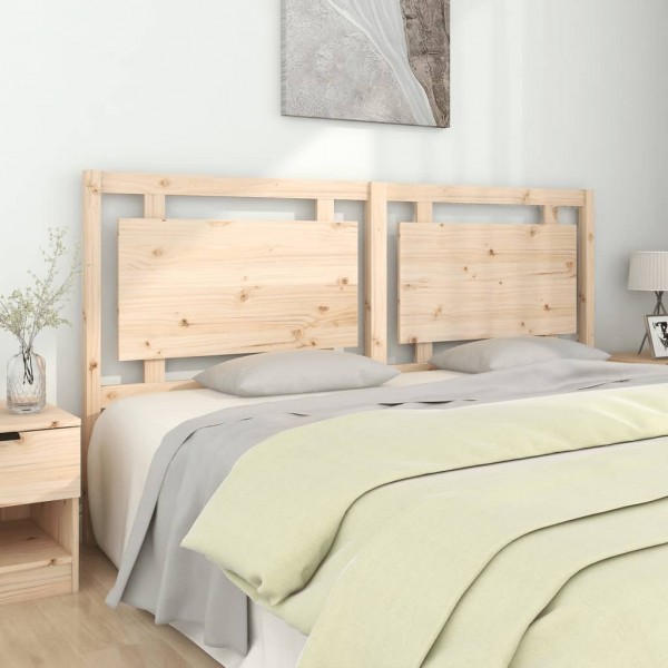 Cabecero de cama madera maciza de pino 185.5x4x100 cm D