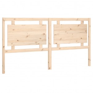Cabecero de cama madera maciza de pino 185.5x4x100 cm H