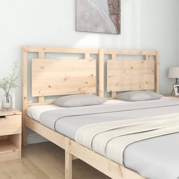 Cabecero de cama madera maciza de pino 185.5x4x100 cm M 3