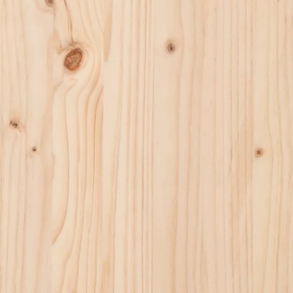 Cabecero de cama madera maciza de pino 185.5x4x100 cm M 5