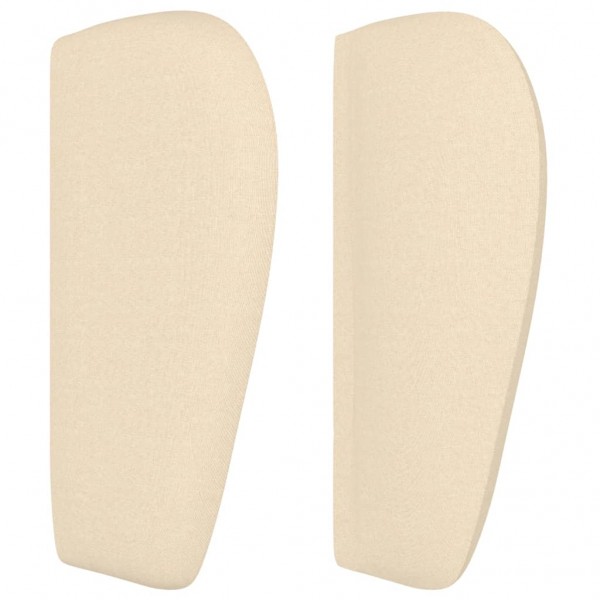 Cabecero de tela color crema 183x23x78/88 cm M 4