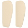 Cabecero de tela color crema 183x23x78/88 cm 4