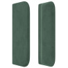 Cabecero de terciopelo verde oscuro 83x16x78/88 cm 4