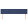 Cabeceros 2 unidades de tela azul 90x5x78/88 cm 3