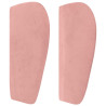 Cabecero de terciopelo rosa 83x23x78/88 cm 4