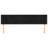 Cabeceros 2 unidades de terciopelo negro 90x5x78/88 cm 3