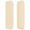 Cabecero de tela color crema 163x16x78/88 cm 4