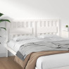 Cabecero de cama madera maciza de pino blanco 155.5x4x100 cm 1