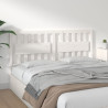 Cabecero de cama madera maciza de pino blanco 155.5x4x100 cm 4