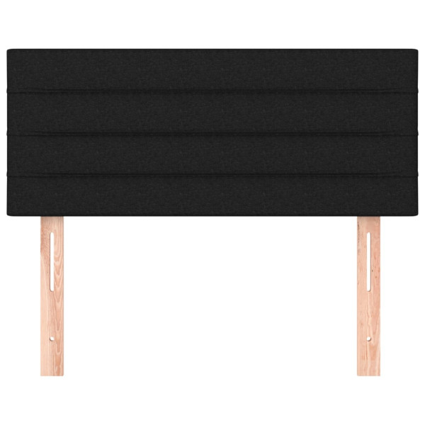 Cabecero de tela negro 80x5x78/88 cm M 3