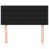Cabecero de tela negro 80x5x78/88 cm 3