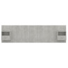 Cabecero de cama con mesitas madera contrachapada gris hormigón 4