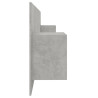 Cabecero de cama con mesitas madera contrachapada gris hormigón 5