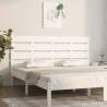 Cabecero madera maciza de pino blanco 150x3x80 cm 1