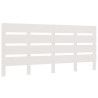 Cabeceira de cama 150x3x80 cm pinho maciço branco 2