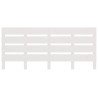 Cabecero madera maciza de pino blanco 150x3x80 cm 4