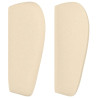 Cabecero de tela color crema 183x23x78/88 cm 4