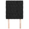 Cabeceira de cama 2 pcs veludo 80x7x78/88 cm preto 3