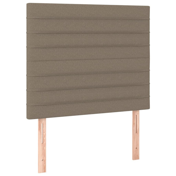 Cabeceros 2 unidades de tela gris taupe 90x5x78/88 cm M 2