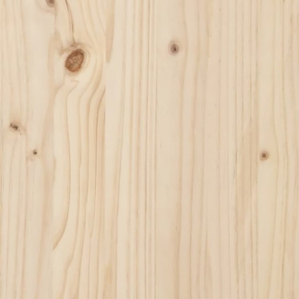 Cabecero de cama madera maciza de pino 145.5x4x100 cm M 5