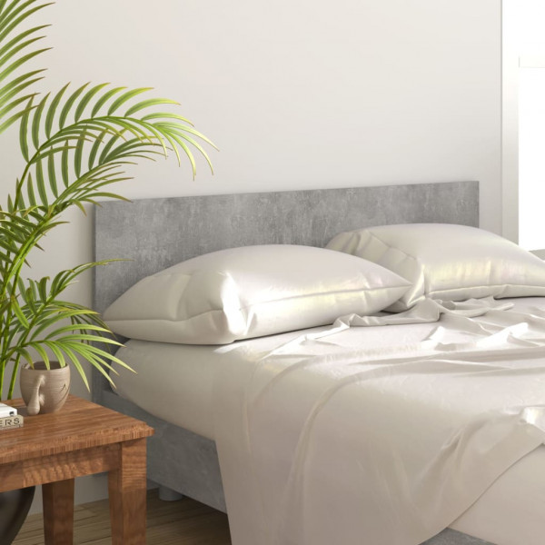 Cabecero de cama madera contrachapada gris 160x1.5x80 cm D
