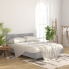 Cabecero de cama madera contrachapada gris 160x1.5x80 cm 3