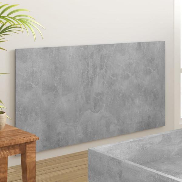 Cabeceira cama 160x1.5x80 cm derivados madeira cimento cinzento M 4