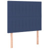 Cabeceros 2 unidades de tela azul 90x5x78/88 cm 2