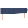 Cabecero de tela azul 183x23x78/88 cm 2